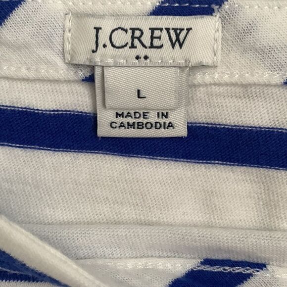 J. Crew Cotton Embroidered Women’s Top Size L - Picture 7 of 8